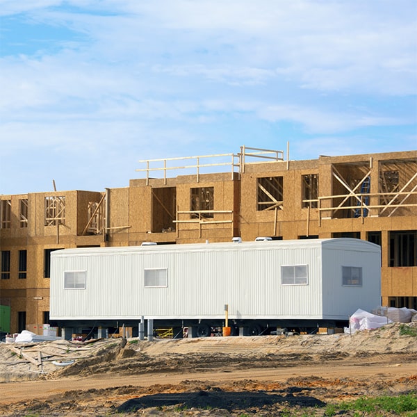 construction site office trailers come equipped with secure locking mechanisms and optional alarm systems for added security